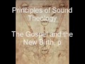 The Australian Forum: Principles of Sound Theology; lecture six, part one