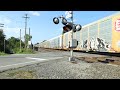 Huge CSX M205, with over 13,000 ft of empty autoracks, in Voorheesville, NY on 9/6/23