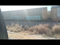 BNSF C44-9W 5288 Leads A Autorack Meets BNSF ES44C4 ???? In New Mexico 1-21-2023