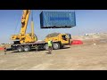 Mobile crane 50 ton capacity Unload cantainer 3.5 ton load Weight