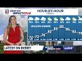 What's happening with Debby? 7 p.m. update