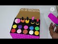 How To Make Makeup Box With Clay / Waste Box Reuse Idea /Makeup Box With waste Cardboard Box /DIY/