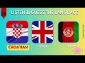 Guess The Language By Voice | Language Quiz Edition