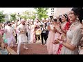 Bride Surprises Everyone With a Dance at the Baraat! - Indian Wedding at Baltimore Harborplace Hotel