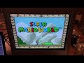 Super Mario World 240p120 on CRT