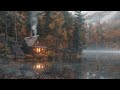 Thunderous Wooden Haven: Immersive Rain And Thunder Sounds For Your Cozy Cabin Retreat
