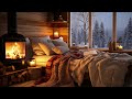 Ethereal Sleep Jazz Instrumental Music ❄ Smooth Jazz Piano Music in Cozy Winter Bedroom Ambience