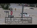 Driver Ignores Barriers and Drives into Flooded Road—Watch What Happens
