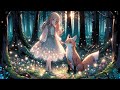 Enchanted Forest Melodies: The Captivating Journey of the Young Girl and her Fox Companion