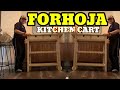 HOW TO ASSEMBLE FORHOJA KITCHEN CART IKEA | ADAEAGLE