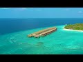 FLYING OVER MALDIVES (4K Video UHD) - Calming Music With Beautiful Natural Film For Stress Relief