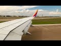 Southwest Airlines landing in Austin-Bergstrom International Airport in 4K.