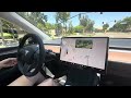 We tried the self driving features of Tesla for the first time #tesla #selfdriving #automobile