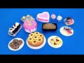 10 DIY Miniature Food Cakes, Donuts, Cookies and More