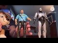 Robocop, Chase and The Big Bossman reacts to The Return To Freddy’s [FNAF/VHS]