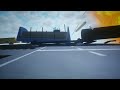 Train hits into a log truck! (Roblox)