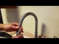 Price Pfister kitchen faucet repair.  Pull down spray nozzle.