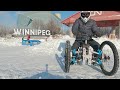 winter fun at the forks Winnipeg  2023 !  shapeshifter  trikes