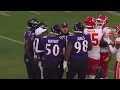 Travis Kelce & Roquan Smith GET HEATED! 🤬 Chiefs Vs Ravens 2024 AFC Championship highlights