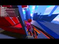 Doing parkour in roblox