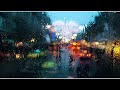 Rainfall Sounds at Roadside | Relaxing Rain Ambience for Sleep, Study, and Meditation |