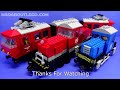 LEGO Trains Santa Fe Diesel Locomotive 10020.