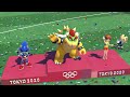 Mario & Sonic At The Olympic Games Tokyo 2020 Event 100M (Hard) Sonic Amy Tails Yoshi Wario Waluigi