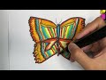 How to Draw Butterfly |Easy step by step Drawing for kids and toddlers |Drawing for Kids
