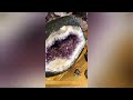 How do amethyst geodes form? What is two stage mineralization?
