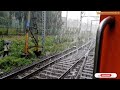Kamayani Express And Indian Local Train Running Each Others During Heavy Rain Fall At Mumbai