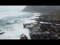 Cape Perpetua, Thor's Well by drone.