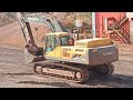 Amazing technique of soft cleaning of 1600 tph gyratory crusher hopper, Hopper very soft cleaning