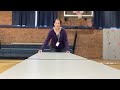 My middle school gym turning into a lunchroom in under 7 minutes! #satisfying