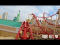 Big Apple Coaster (5K) POV - New York, New York Hotel & Casino