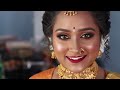 South Indian Bridal Makeup Step by Step/Cut Crease Eyemakeup/ Dusky Skin Makeup