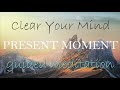 Clear Your Mind Present Moment Guided Meditation ~ 10 Minutes