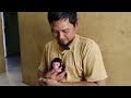 Spoiled and adorable baby monkey, newborn baby monkey Nomi