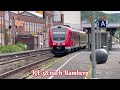 Zugverkehr am Bahnhof Kulmbach und Umgebung