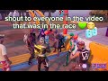 My subscribers had a car race in Party Royale! 🏁🏎