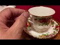 Royal Albert Old Country Rose Multi-color Tea Set..