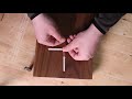 How to make a Clock from Scrap Walnut