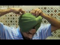 How to tie a traditional Sikh turban