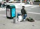 Drummer in the streets of NYC New York City