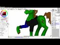 Mlp speedpaint-Wolf Pony 64 (request)