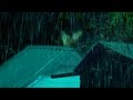 Fall Asleep in Under 5 Minutes with Heavy Rainstorm & Thunder at Night - Rain Sounds for While Sleep
