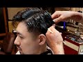 ASMR💈76 Year Old Barber's Razor Blade Haircut Technique & Massage