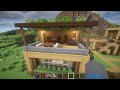 Minecraft: How To Build a Modern Survival Base (House Tutorial)(#45) | 마인크래프트 건축, 모던하우스, 야생기지, 인테리어