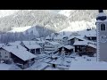 Healing music with winter mountains, music for relaxation