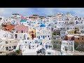 SANTORINI 4K - The Most Beautiful Paradise Island in Greece - Scenic Relaxation Video 4K 60 FPS