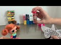 Кукла ЛОЛ(LOL ) покупает продукты ,распаковывает five surprise mini brands